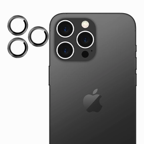 Anti Oil Film Ultra Thin Tempered Glass Camera Lens Protector For Iphone 15 Pro Max-Black