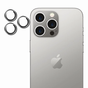 Anti Finger Smudge Tempered Screen Protector Tempered Glass Camera Lens Protector For Iphone 15 Pro Max-Silver