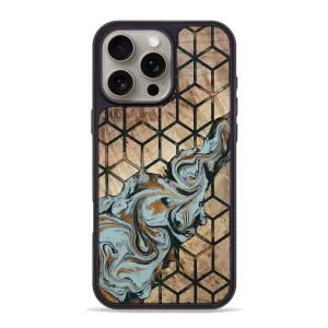 Protective Cover Anti Finger Stain Iphone 16 Pro Max Wood Phone Case - Reyna (Pattern, 781748)