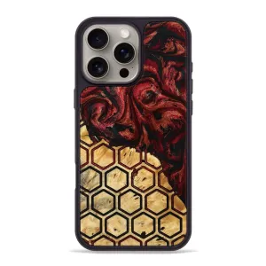 Screen Defense Fingerprint Resistant Screen Iphone 16 Pro Max Wood Phone Case - Noemi (Pattern, 775915)
