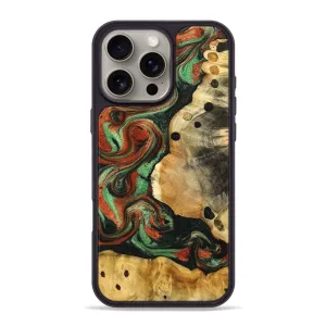 Anti Finger Streak Smooth Touch Film Iphone 16 Pro Max Wood Phone Case - Jay (Green, 776649)