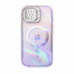 Iphone 14 Cosmo Mag Case - Pink Laser Anti Glare Ultra Clear