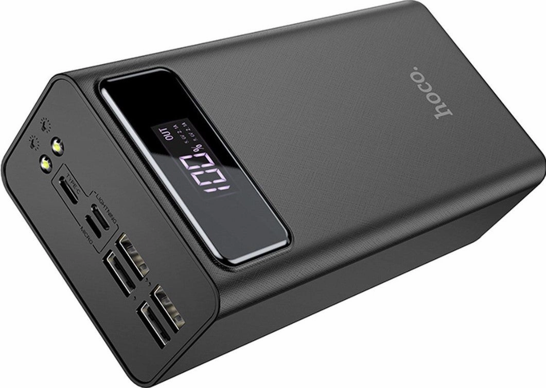 Stylish Slim J65B 50 000Mah Power Bank - Black