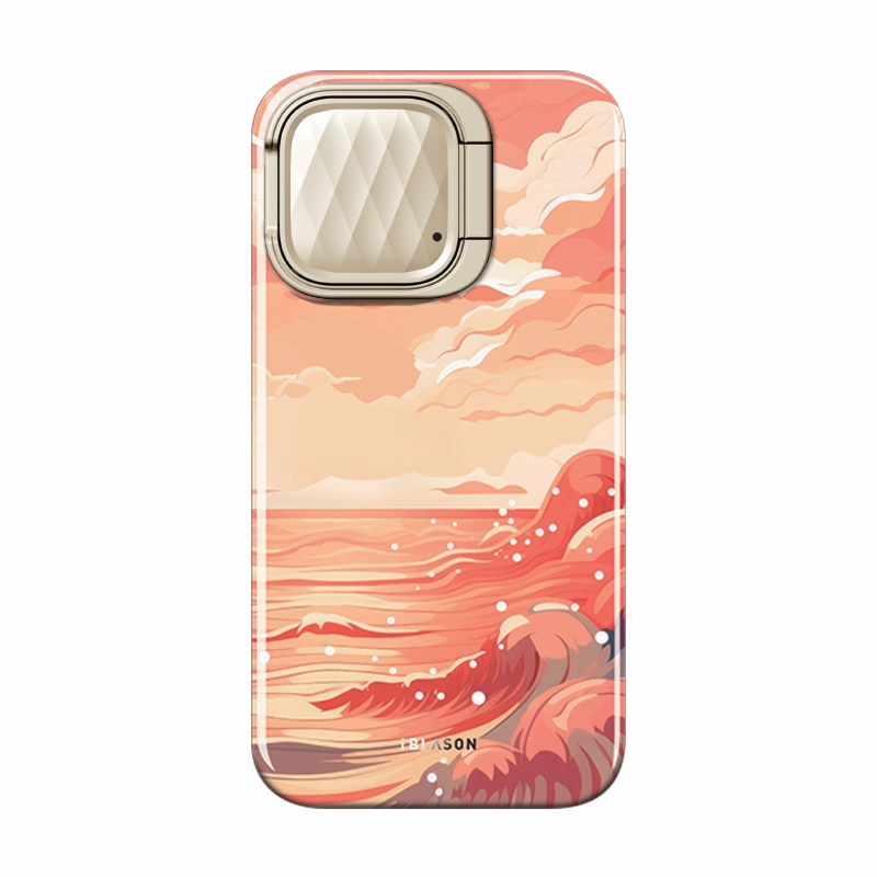 Iphone 15 Pro Max Cosmo Mag Case - Ocean Sunset Scratch Resistant