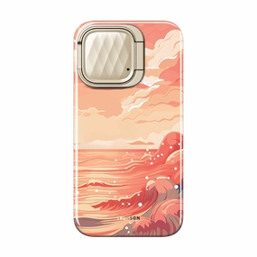 Iphone 15 Pro Max Cosmo Mag Case - Ocean Sunset Scratch Resistant