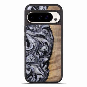Pixel 10 Pro Xl Wood Phone Case - Fisher (Black & White, 770239) Anti Finger Oil
