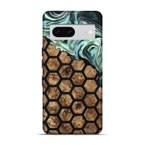 Pixel 7 Wood Live Edge Phone Case - Kiana (Pattern, 781020) Slim Screen Protector Anti Scratch Coating