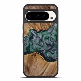 Fingerprint Resistant Anti Fingerprint Shield Pixel 10 Pro Xl Wood Phone Case - Kacie (Green, 776659)