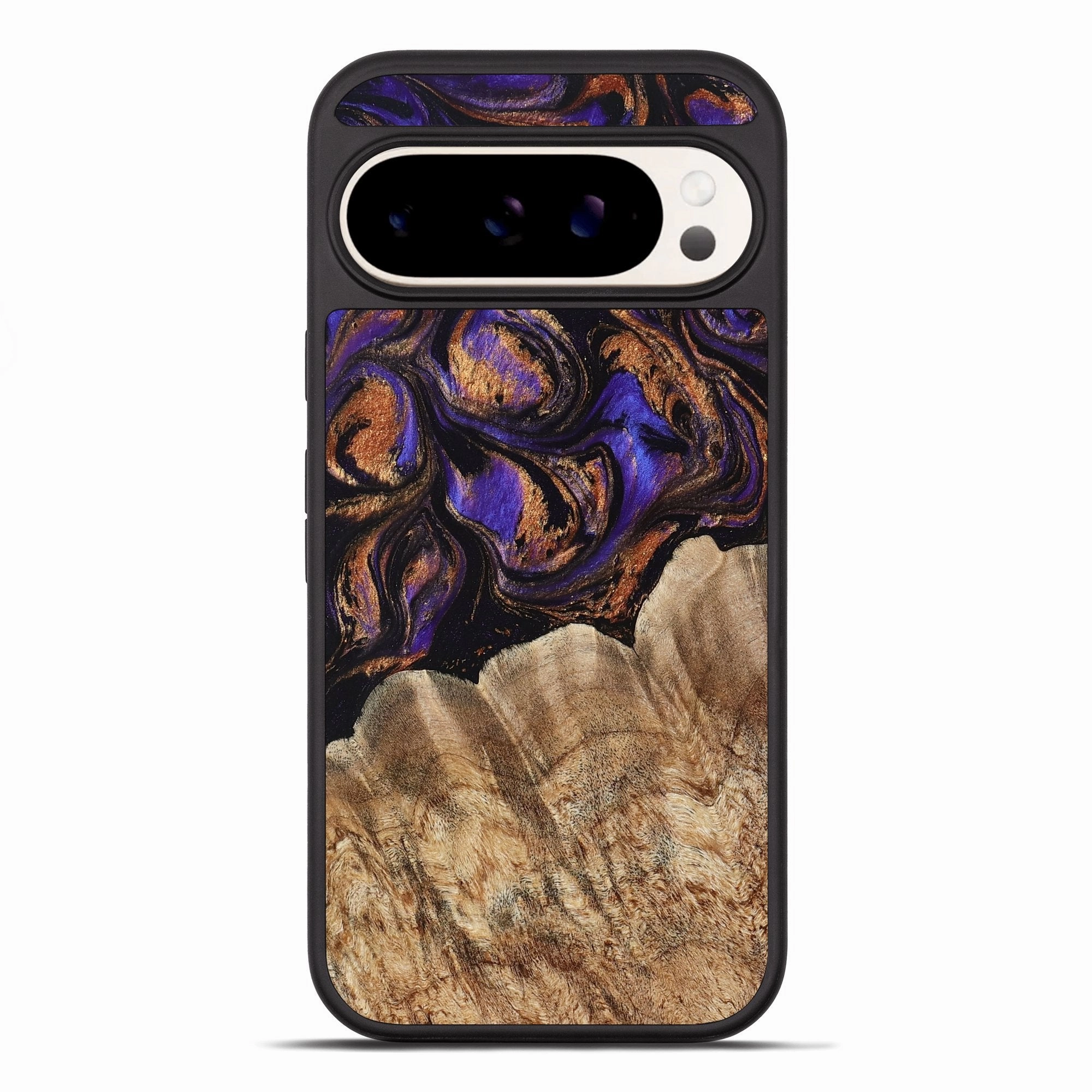 Rounded Edges Pixel 10 Pro Xl Wood Phone Case - Mellisa (Purple, 767910)