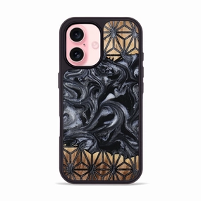 Scratch Resistant Coating Anti Yellowing Iphone 16 Wood Phone Case - Kati (Pattern, 772905)