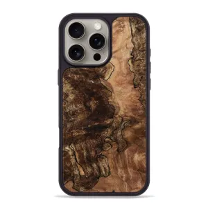 Anti Finger Mark Film Iphone 16 Pro Max Wood Phone Case - Stefan (Wood Burl, 781874)