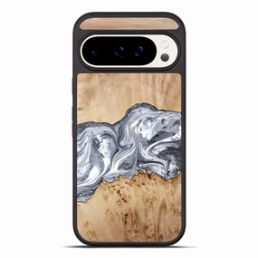 Soft Edge Anti Glare Film Pixel 10 Pro Xl Wood Phone Case - Lea (Black & White, 773635)