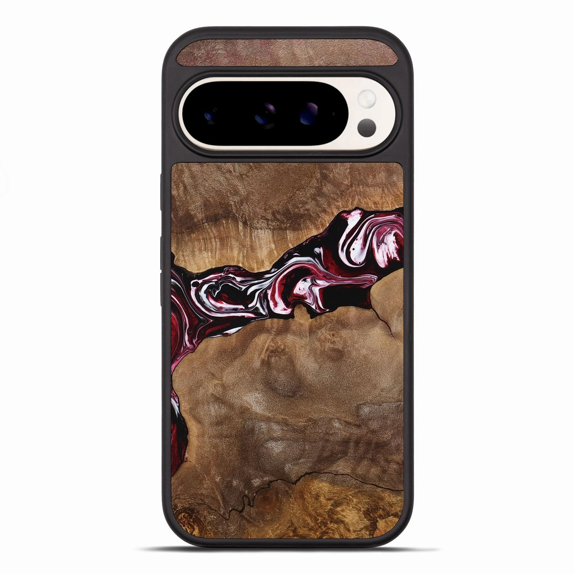 Pixel 10 Pro Xl Wood Phone Case - Shelley (Red, 770375) Impact Protection Protective Film