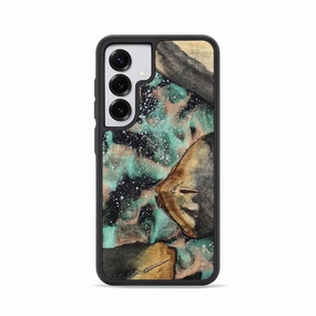 Galaxy S25 Wood Phone Case - Arminta (Cosmos, 781905) Fingerprint Repellent Shock Proof Film