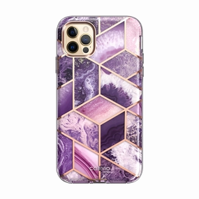 Drop Protection Anti Glare Film Iphone 13 Pro Max Cosmo Case - Marble Purple