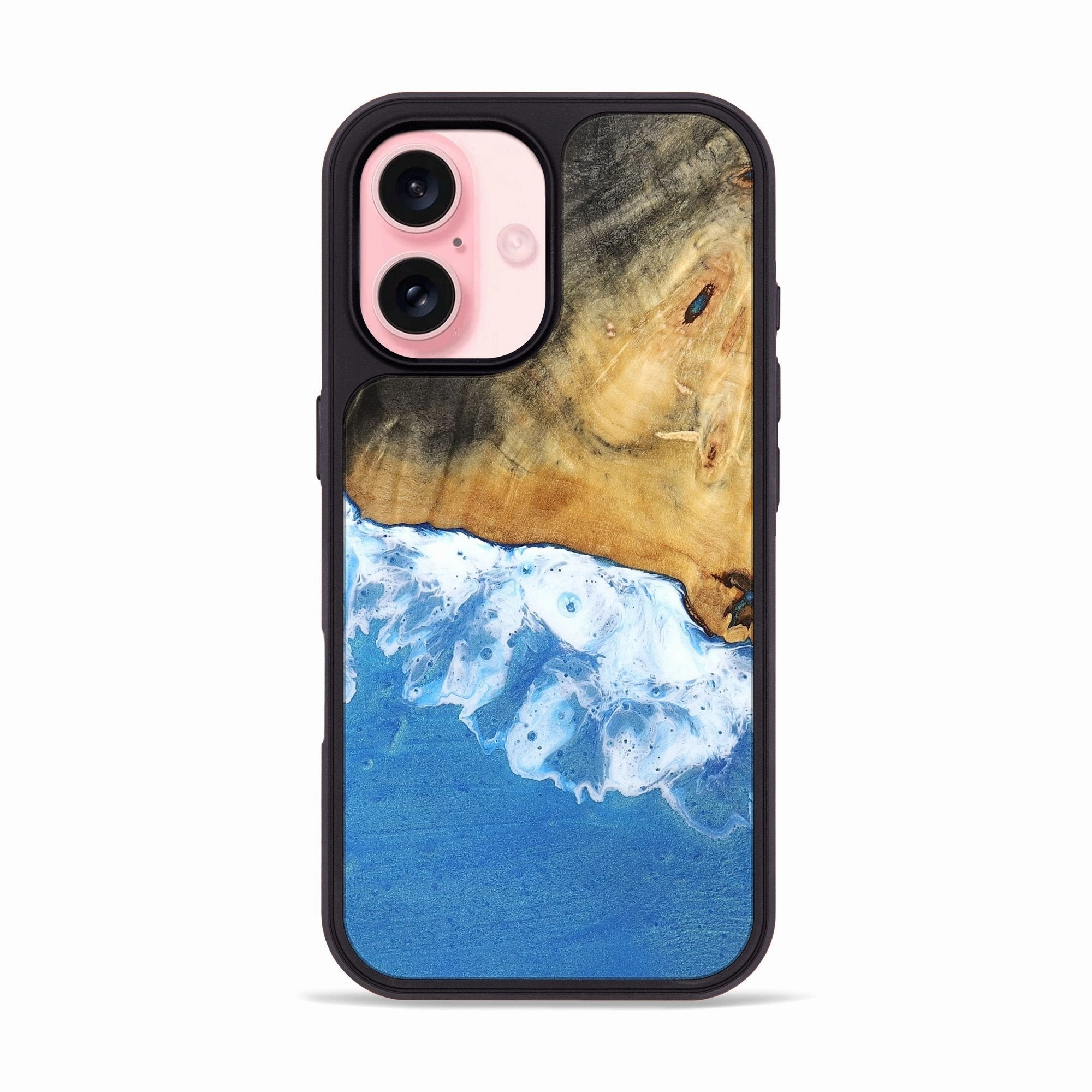 Iphone 16 Wood Phone Case - Tierra (Coastal, 776620) Edge Guard Rounded Edges