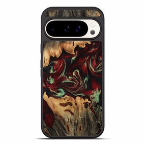 Pixel 10 Pro Xl Wood Phone Case - Harlow (Red, 770747) Screen Guard Scratch Resistant Glass