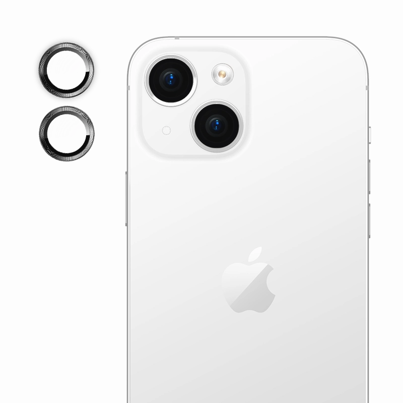 Tempered Glass Camera Lens Protector For Iphone 15-Silver Anti Scratch Shield Anti Dust Film