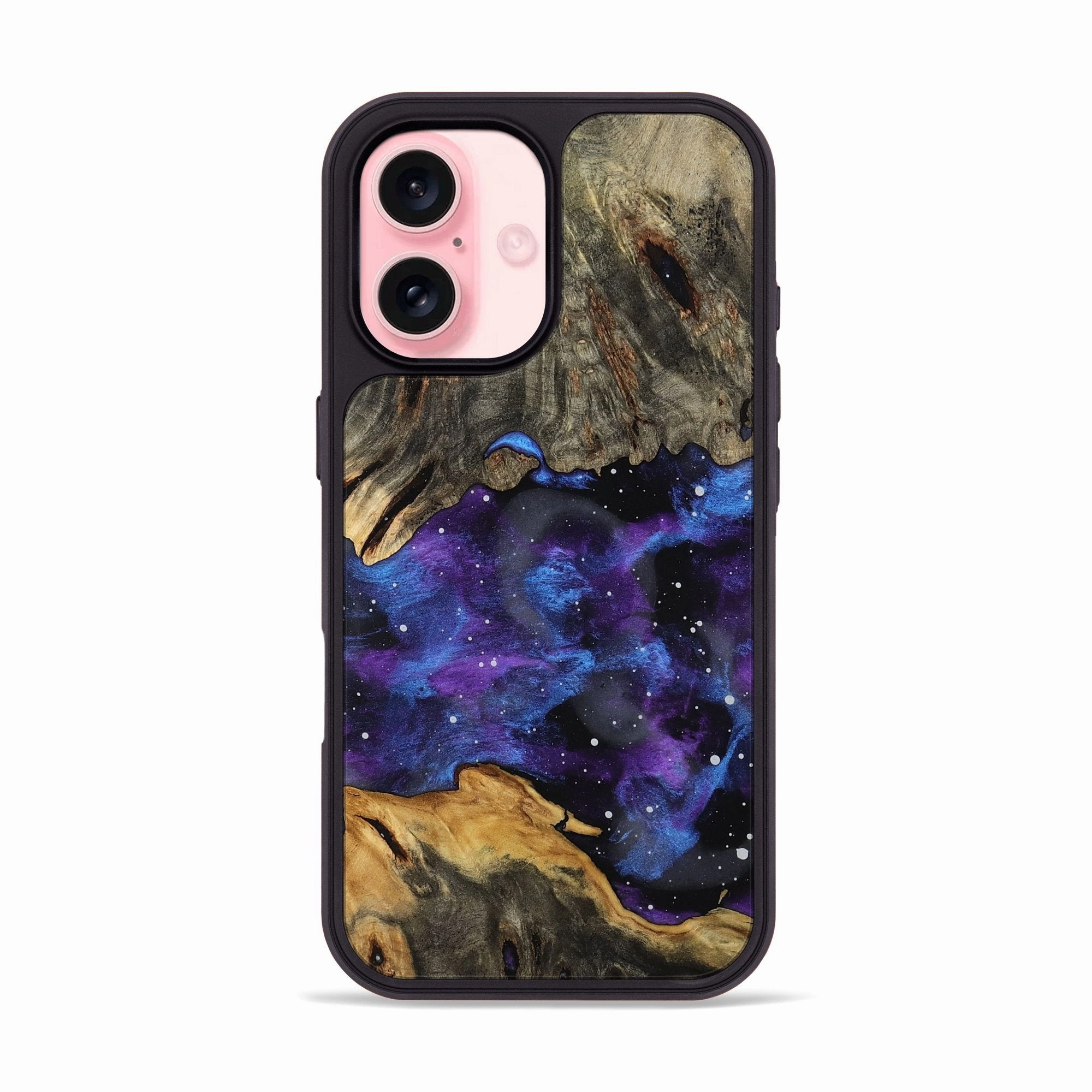Easy Apply Iphone 16 Wood Phone Case - Jaquan (Cosmos, 781904)