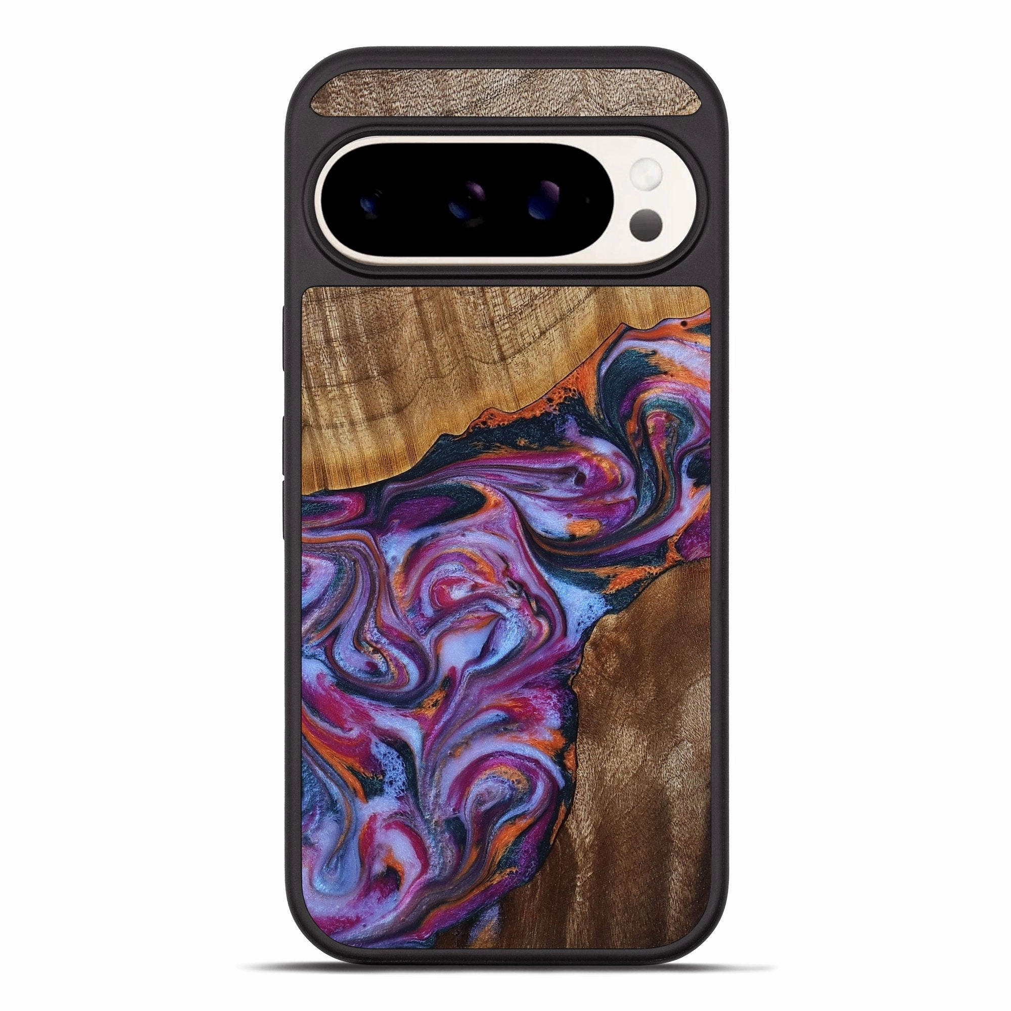 Anti Fog Anti Fingerprint Screen Pixel 10 Pro Xl Wood Phone Case - Zaniyah (Blue, 771666)