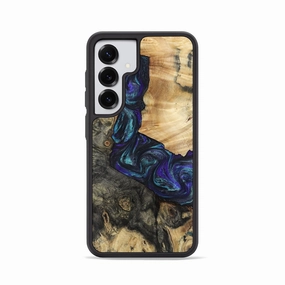 Galaxy S25 Wood Phone Case - Corrine (Purple, 781685) Fingerprint Resistant