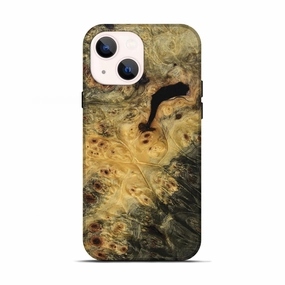 Iphone 13 Wood Live Edge Phone Case - Gustav (Wood Burl, 777395) Tempered Glass Privacy Screen