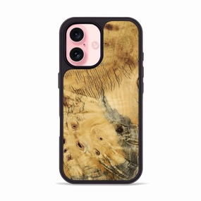 Iphone 16 Wood Phone Case - Dovie (Wood Burl, 778234) Bubble Free