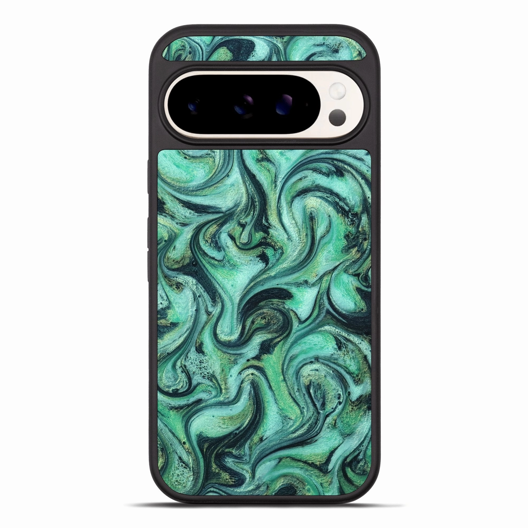 Shock Absorption Pixel 10 Pro Xl Resinart Phone Case - Pinkie (Green, 780897)