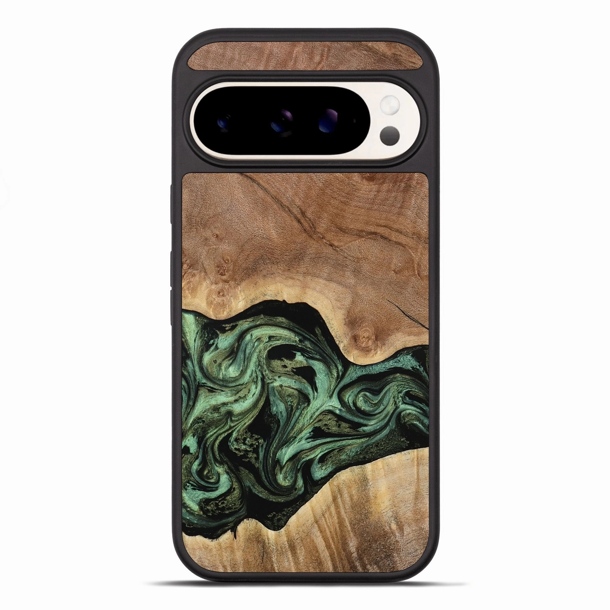Rounded Edges Pixel 10 Pro Xl Wood Phone Case - Zhane (Green, 779797)