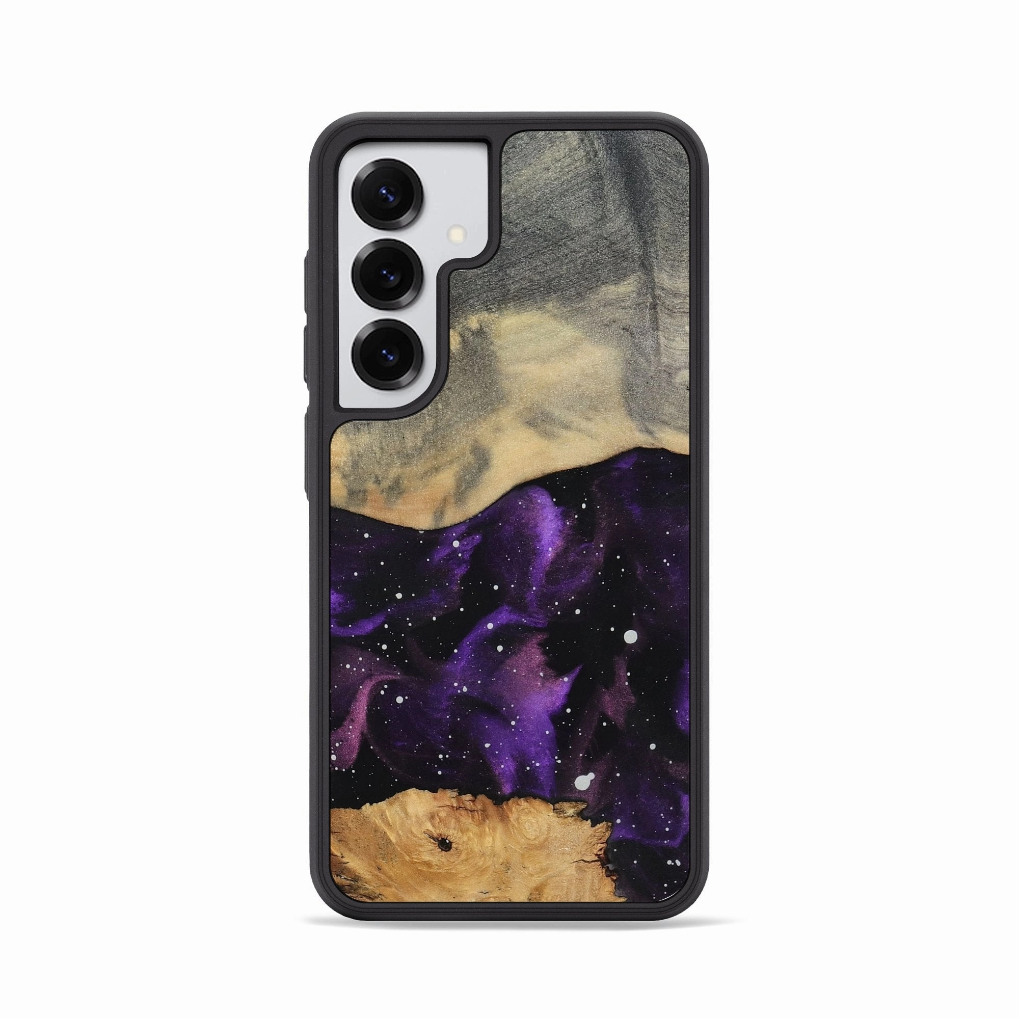 Bubble Free Installation Galaxy S25 Wood Phone Case - Ashly (Cosmos, 781943)