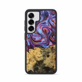 Protective Film Galaxy S25 Wood Phone Case - Matt (Blue, 773433)