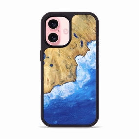 Iphone 16 Wood Phone Case - Maira (Coastal, 781827) Edge Guard Anti Finger Grease Film