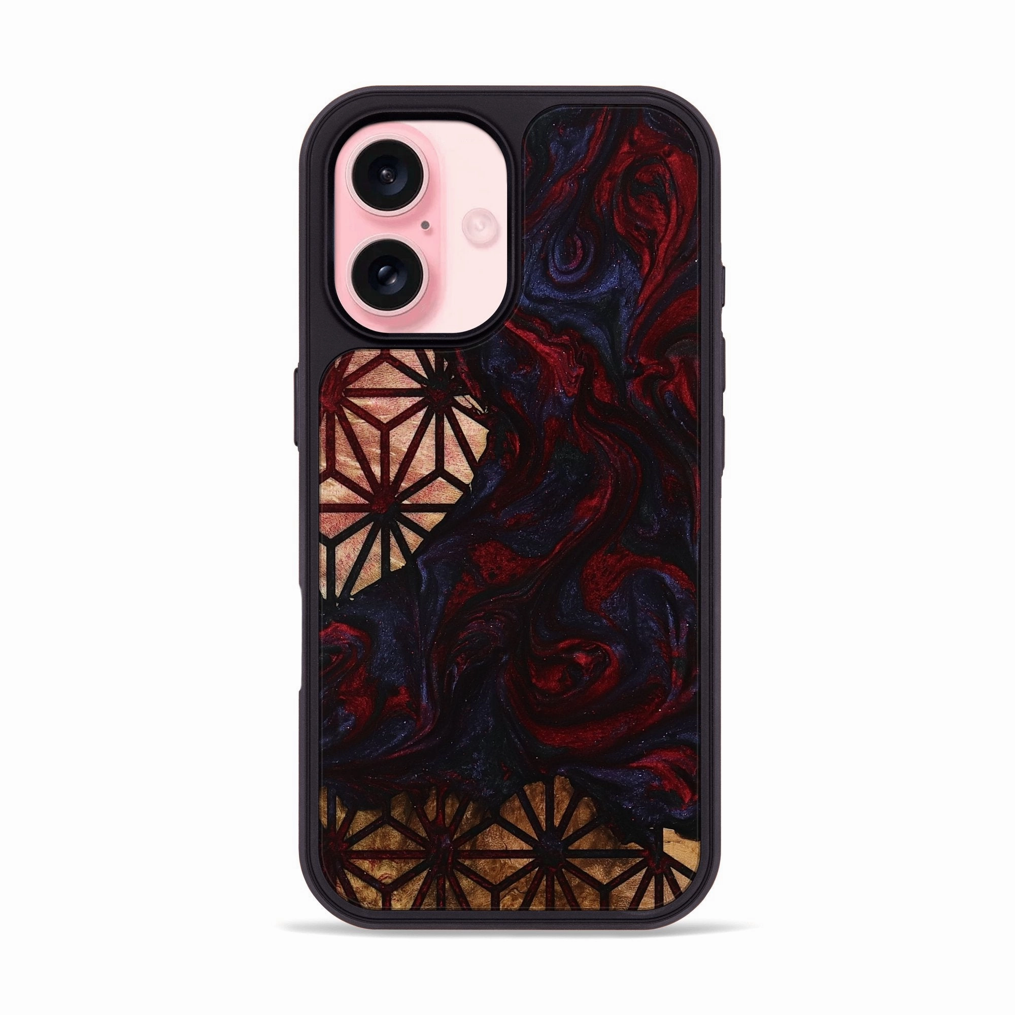 Anti Finger Smudge Film Iphone 16 Wood Phone Case - Taft (Pattern, 773592)