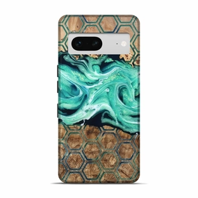 Pixel 7 Wood Live Edge Phone Case - Lauryn (Pattern, 781022) Shatterproof Glass Anti Shock Screen