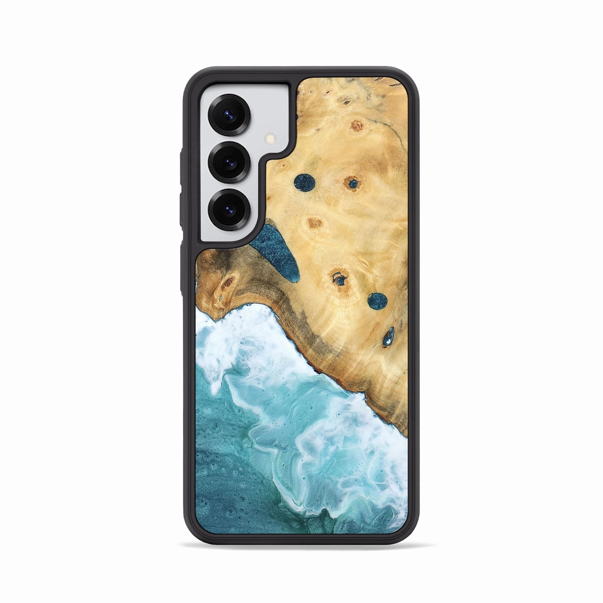 Anti Scratch Coating Anti Finger Oil Galaxy S25 Wood Phone Case - Alexys (Coastal, 781829)