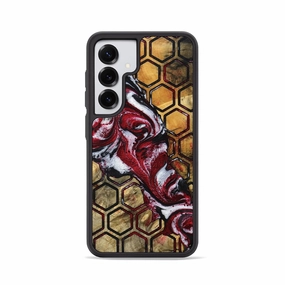 Galaxy S25 Wood Phone Case - Arjun (Pattern, 776568) Scratch Resistant Coating Fingerprint Shield