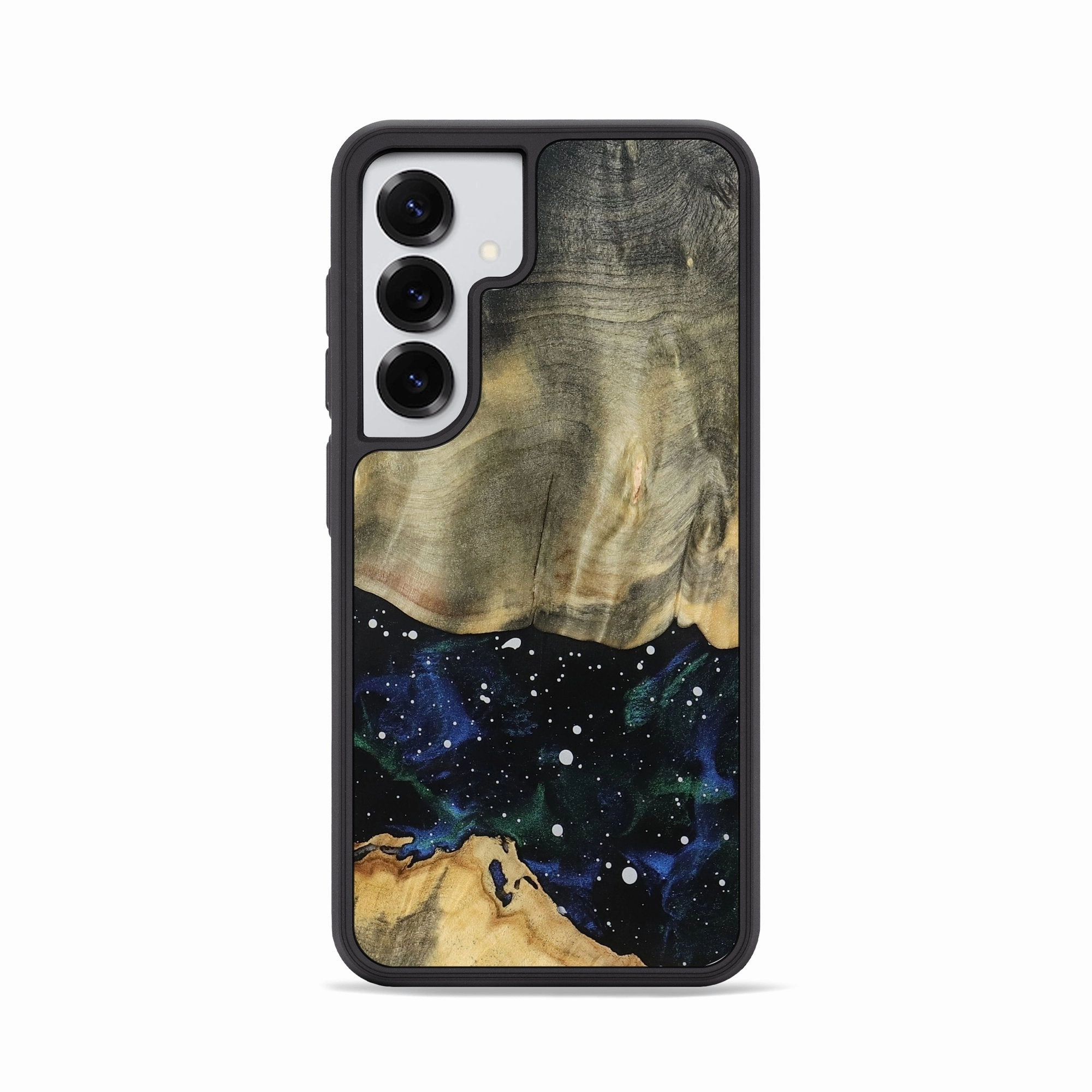 Anti Glare Scratch Resistant Galaxy S25 Wood Phone Case - Isaiah (Cosmos, 781271)