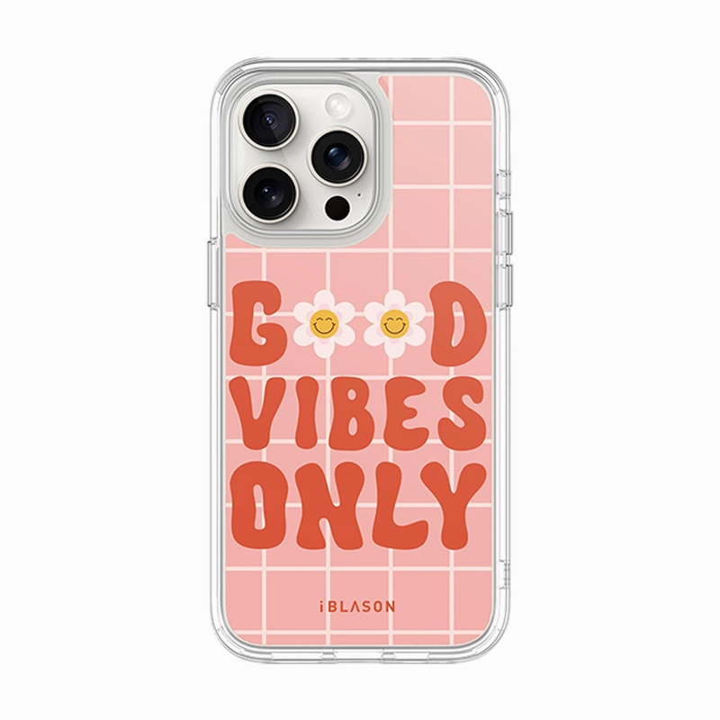 Smooth Surface Iphone 14 Pro Max Halo Magsafe Cute Phone Case - Retro Good Vibes