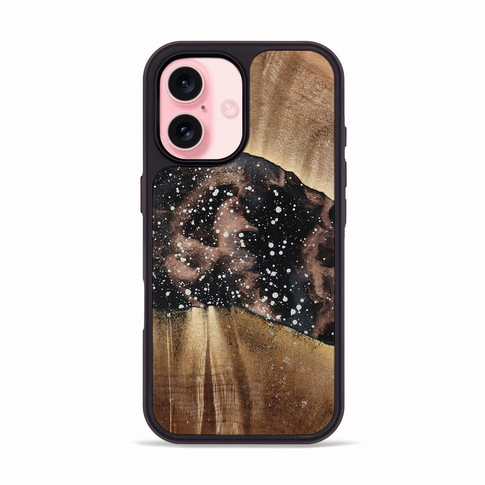 Dustproof Cover Iphone 16 Wood Phone Case - Jovani (Cosmos, 776450)