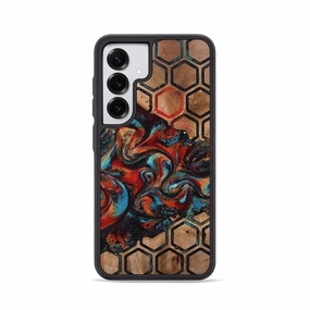 Anti Finger Oil Galaxy S25 Wood Phone Case - Elvira (Pattern, 778309)