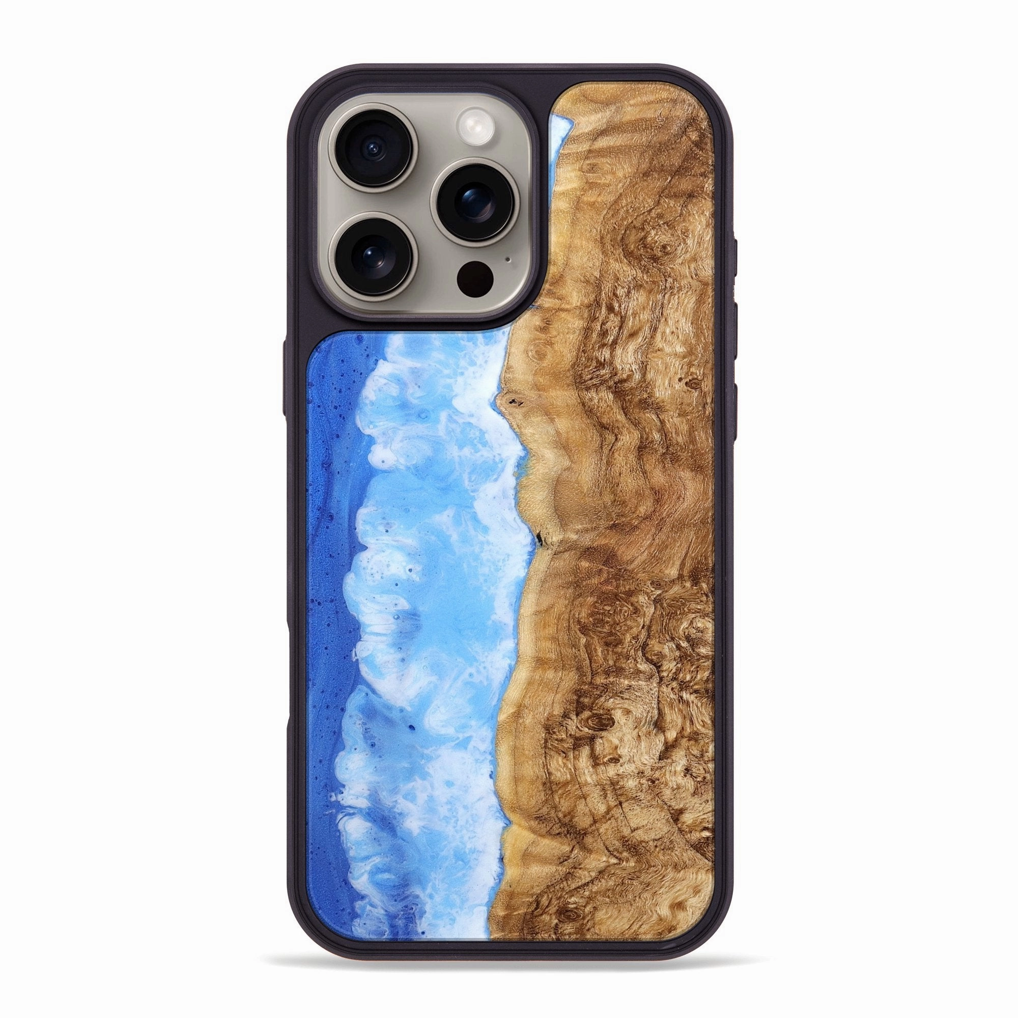Anti Fog Anti Finger Grease Film Iphone 16 Pro Max Wood Phone Case - Azari (Coastal, 774765)