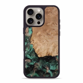 Crystal Clear Screen Iphone 16 Pro Max Wood Phone Case - Kaylah (Cosmos, 772471)