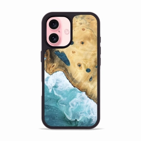 Smooth Surface Iphone 16 Wood Phone Case - Alexys (Coastal, 781829)