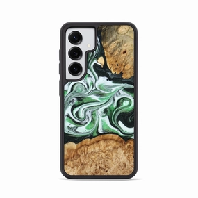 Galaxy S25 Wood Phone Case - Haylee (Green, 778678) Smooth Touch Film
