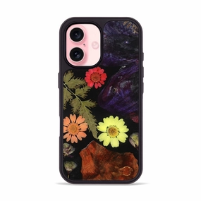 Iphone 16 Wood Phone Case - Zula (Bloom, 781386) HD Screen Protector