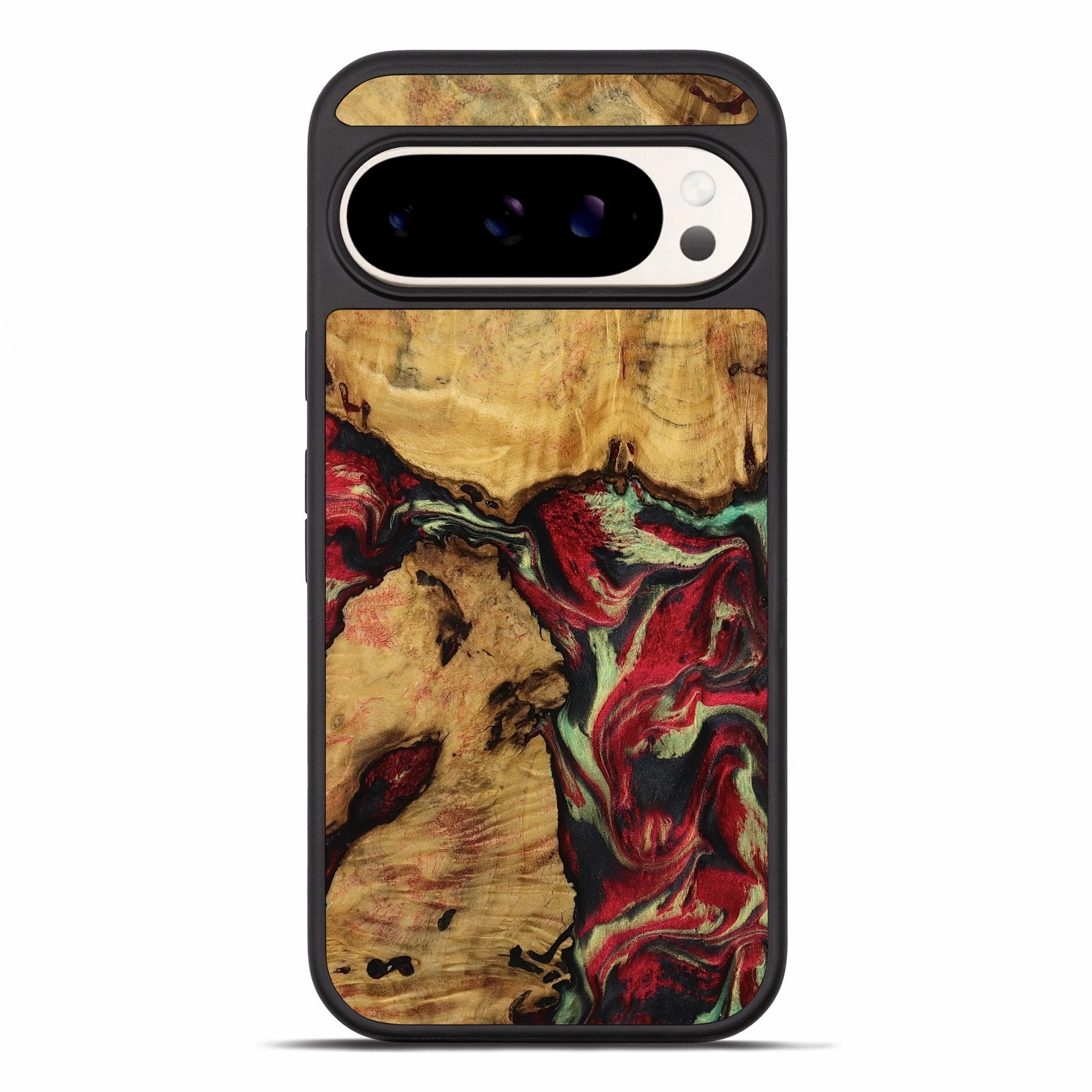 Anti Fingerprint Screen Pixel 10 Pro Xl Wood Phone Case - Astrid (Red, 770750)