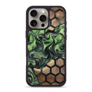Shock Absorption Iphone 16 Pro Max Wood Phone Case - Coty (Pattern, 780992)