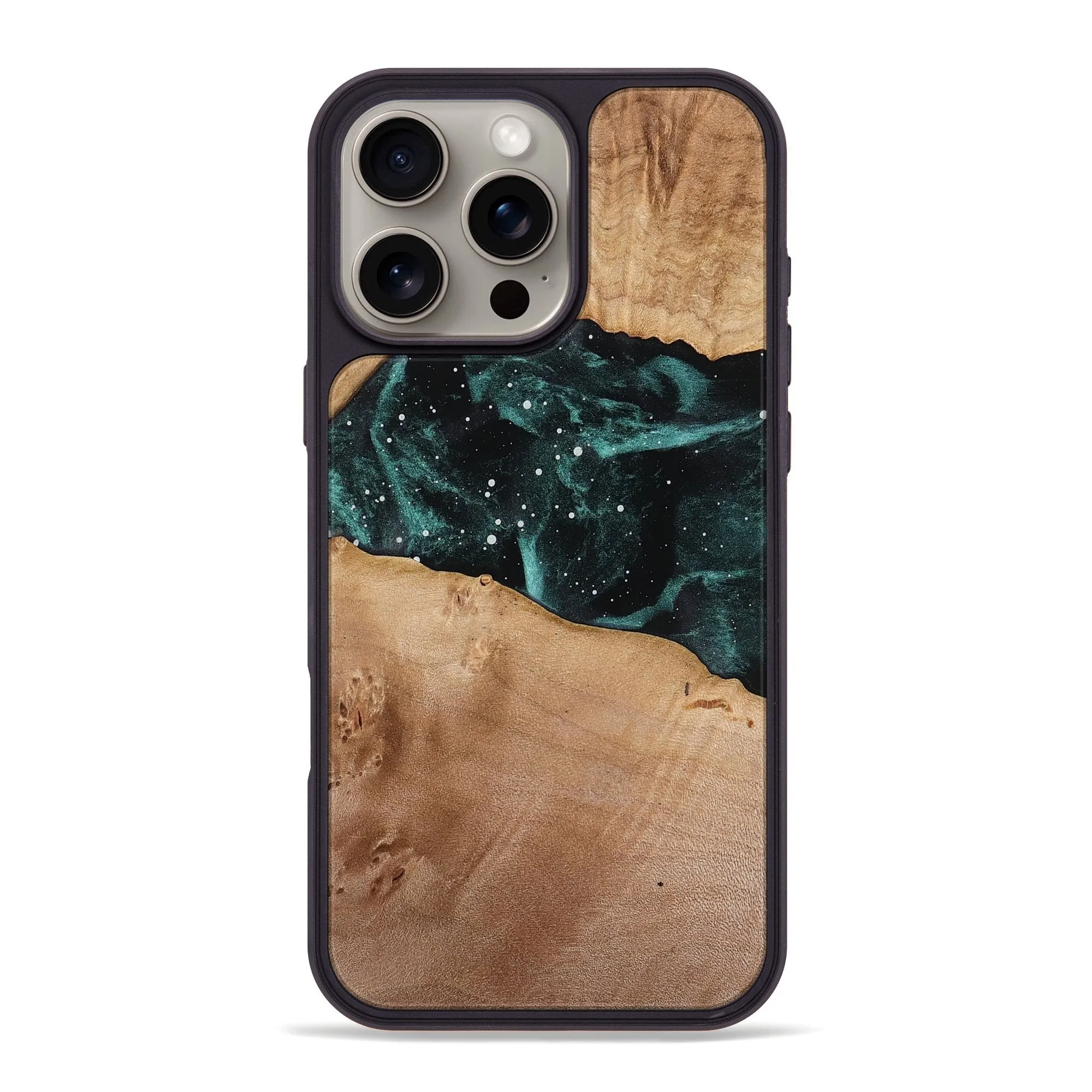 Iphone 16 Pro Max Wood Phone Case - Micaela (Cosmos, 778611) Fingerprint Resistant