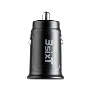 3Sixt Car Charger 30W Usb-C   Usb-A Portable Power USB Adapter