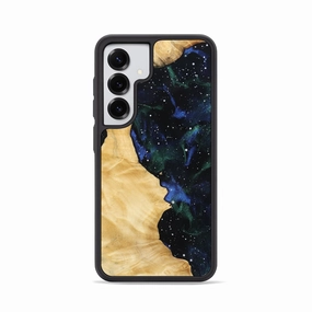 Anti Finger Grease Film Shock Absorption Galaxy S25 Wood Phone Case - Gene (Cosmos, 781277)